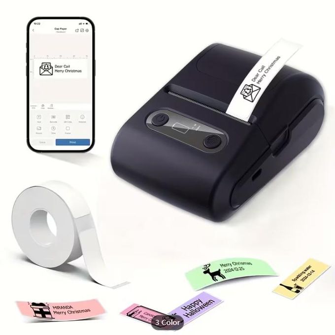 Compact Wireless Thermal Label Printer